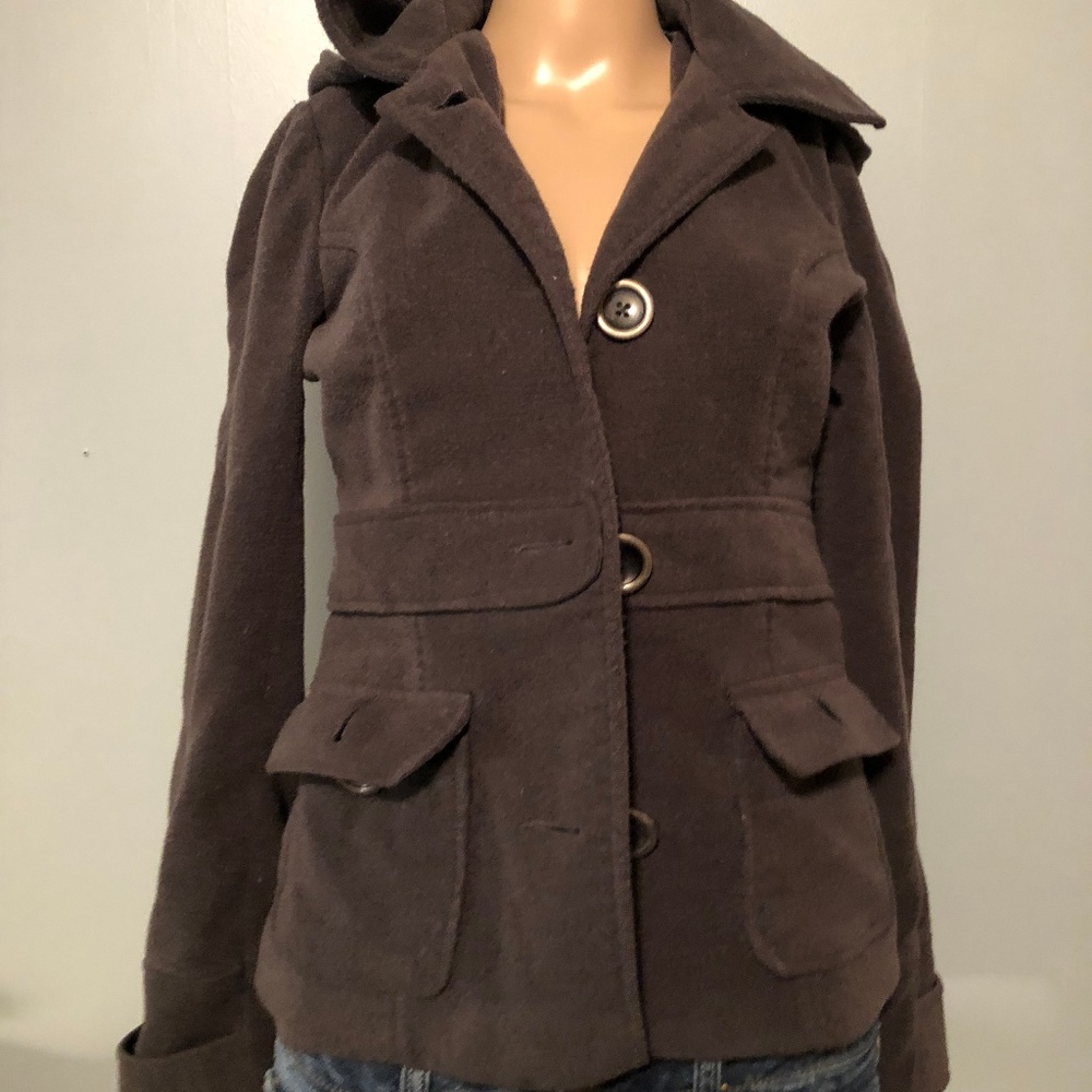 Jack Women's Small Gray Hoodie Basic Jacket